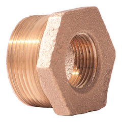 Merit Brass - Brass & Chrome Pipe Fittings Type: Hex Bushing Fitting Size: 2 x 1-1/2 - Industrial Tool & Supply