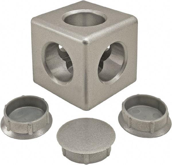 80/20 Inc. - 45mm Wide, Open Shelving Accessory/Component - Aluminum, Lacquered Finish, 45mm Long, Use with 45 Series - Industrial Tool & Supply