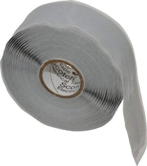 3M - 1" x 30', Gray Silicone Electrical Tape - Series 70HDT, 20 mil Thick, 600 V/mil Dielectric Strength - Industrial Tool & Supply