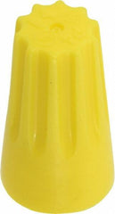 3M - 3, 20 to 2, 12 AWG, 600 Volt, Fire Resistant, Standard Twist on Wire Connector - Yellow, 221°F - Industrial Tool & Supply