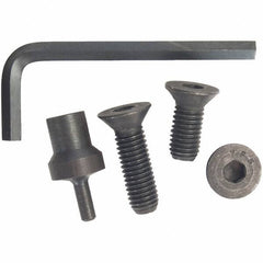 Merit Abrasives - Flap Wheel Adapter - 1/4" Shank Diam, Compatible With 4-8" Diam Flap Wheels - Industrial Tool & Supply