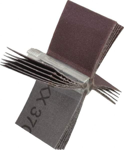 Merit Abrasives - 120 Grit, Coated, Aluminum Oxide Bore Polisher - Fine Grade, 16,000 RPM, Polishes Bores with 2-1/8 to 2-1/2" Diam - Industrial Tool & Supply