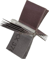 Merit Abrasives - 120 Grit, Coated, Aluminum Oxide Bore Polisher - Fine Grade, 16,000 RPM, Polishes Bores with 2-1/8 to 2-1/2" Diam - Industrial Tool & Supply