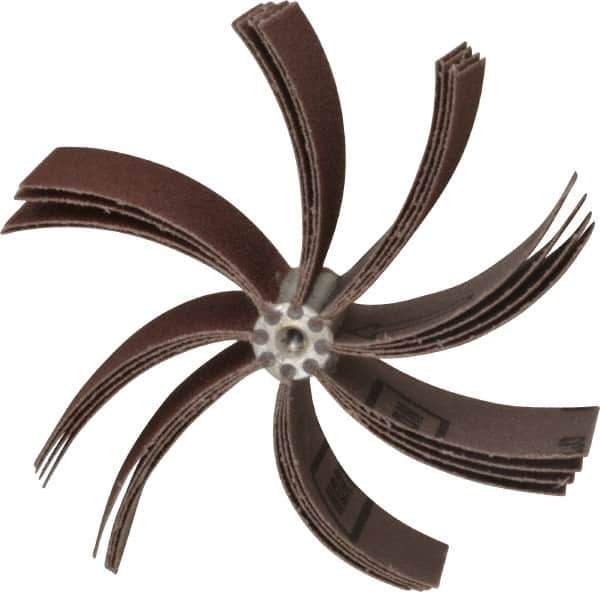 Merit Abrasives - 60 Grit, Coated, Aluminum Oxide Bore Polisher - Medium Grade, 8,000 RPM, Polishes Bores with 5-1/4 to 5-7/8" Diam - Industrial Tool & Supply