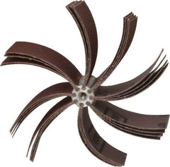 Merit Abrasives - 60 Grit, Coated, Aluminum Oxide Bore Polisher - Medium Grade, 8,000 RPM, Polishes Bores with 5-1/4 to 5-7/8" Diam - Industrial Tool & Supply