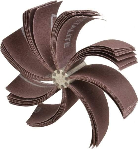 Merit Abrasives - 180 Grit, Coated, Aluminum Oxide Bore Polisher - Very Fine Grade, 8,000 RPM, Polishes Bores with 5-1/4 to 5-7/8" Diam - Industrial Tool & Supply