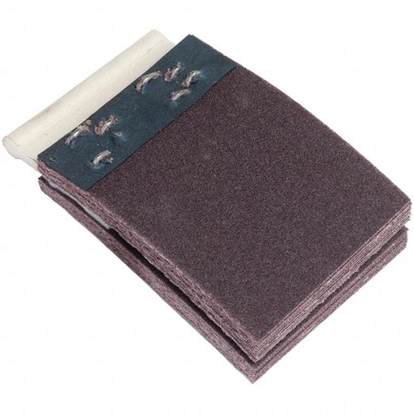 Merit Abrasives - 60 Grit, Plain Surface, Aluminum Oxide Flex Drum Flap Wheel Refill - Medium Grade, 2-3/4" Trim Length x 2" Wide, Resin Bond - Industrial Tool & Supply