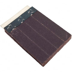 Merit Abrasives - 120 Grit, Slashed Surface, Aluminum Oxide Flex Drum Flap Wheel Refill - Fine Grade, 4" Trim Length x 2" Wide x 1/2" Thick, Resin Bond - Industrial Tool & Supply