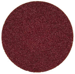 Merit Abrasives - 1-1/2" Disc Diam, 100 Grit, Zirconia Alumina Quick Change Disc - Type R Attaching System, Coated, Blue, Fine Grade, 30,000 RPM - Industrial Tool & Supply