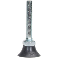 Merit Abrasives - 2" Diam Quick-Change Type P Disc Backing Pad - 1/4" Shank Diam, Soft Density, 30,000 RPM, Power-Lock Type 1 Compatible - Industrial Tool & Supply