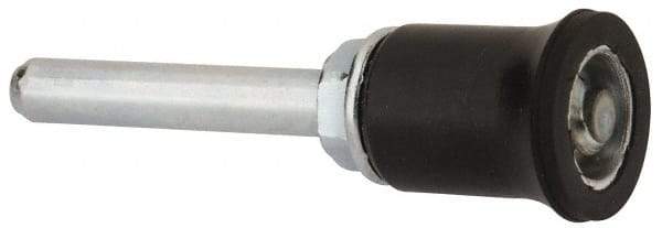 Merit Abrasives - 3/4" Diam Quick-Change Disc Backing Pad - 1/4" Shank Diam, 40,000 RPM, Power-Lock Type 2 Compatible - Industrial Tool & Supply