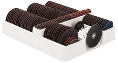 Merit Abrasives - 1, 2, 3" Disc Diam, Abrasive Disc Kit - Coated, Zirconia Alumina - Industrial Tool & Supply