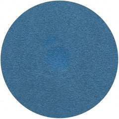 Merit Abrasives - 3" Disc Diam, 80 Grit, Zirconia Alumina Quick Change Disc - Type S Attaching System, Coated, Blue, Medium Grade, 20,000 RPM - Industrial Tool & Supply