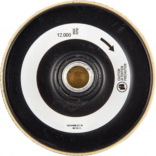 Merit Abrasives - 4" Diam Hook & Loop Disc Backing Pad - 13,000 RPM - Industrial Tool & Supply