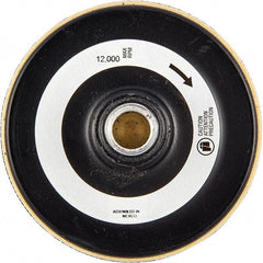 Merit Abrasives - 4" Diam Hook & Loop Disc Backing Pad - 13,000 RPM - Industrial Tool & Supply