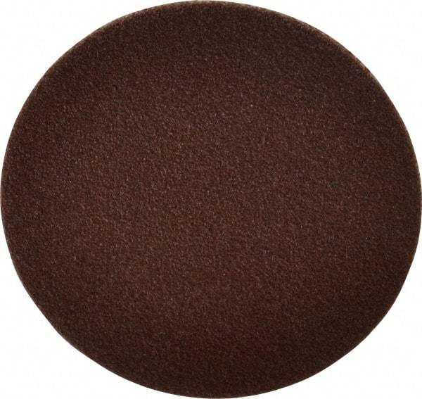 Merit Abrasives - 2" Diam, 100 Grit Aluminum Oxide Adhesive PSA Disc - Medium Grade, Black, Cloth Backing, Flexible - Industrial Tool & Supply