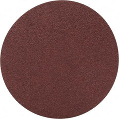 Merit Abrasives - 3" Diam, 100 Grit Aluminum Oxide Adhesive PSA Disc - Medium Grade, Black, Cloth Backing, Flexible - Industrial Tool & Supply