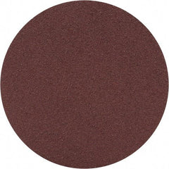 Merit Abrasives - 3" Diam, 120 Grit Aluminum Oxide Adhesive PSA Disc - Medium Grade, Black, Cloth Backing, Flexible - Industrial Tool & Supply