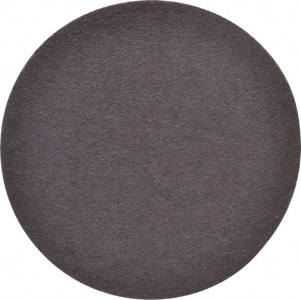 Merit Abrasives - 4" Diam, 60 Grit Aluminum Oxide Adhesive PSA Disc - Coarse Grade, Black, Cloth Backing, Flexible - Industrial Tool & Supply