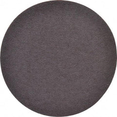 Merit Abrasives - 4" Diam, 60 Grit Aluminum Oxide Adhesive PSA Disc - Coarse Grade, Black, Cloth Backing, Flexible - Industrial Tool & Supply