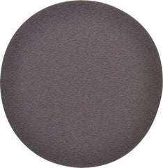 Merit Abrasives - 5" Diam, 80 Grit Aluminum Oxide Adhesive PSA Disc - Coarse Grade, Black, Cloth Backing, Flexible - Industrial Tool & Supply