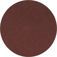 Merit Abrasives - 5" Diam, 100 Grit Aluminum Oxide Adhesive PSA Disc - Medium Grade, Black, Cloth Backing, Flexible - Industrial Tool & Supply