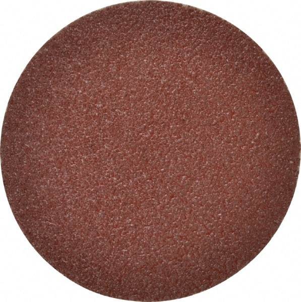 Merit Abrasives - 6" Diam, 24 Grit Aluminum Oxide Adhesive PSA Disc - Very Coarse, Black, Cloth Backing, Flexible - Industrial Tool & Supply