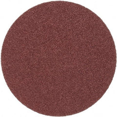 Merit Abrasives - 6" Diam, 36 Grit Aluminum Oxide Adhesive PSA Disc - Very Coarse, Black, Cloth Backing, Flexible - Industrial Tool & Supply