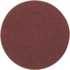 Merit Abrasives - 6" Diam, 40 Grit Aluminum Oxide Adhesive PSA Disc - Very Coarse, Black, Cloth Backing, Flexible - Industrial Tool & Supply