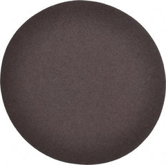 Merit Abrasives - 6" Diam, 80 Grit Aluminum Oxide Adhesive PSA Disc - Coarse Grade, Black, Cloth Backing, Flexible - Industrial Tool & Supply