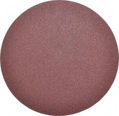 Merit Abrasives - 6" Diam, 120 Grit Aluminum Oxide Adhesive PSA Disc - Medium Grade, Black, Cloth Backing, Flexible - Industrial Tool & Supply