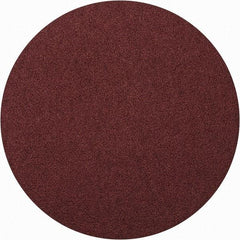 Merit Abrasives - 8" Diam, 50 Grit Aluminum Oxide Adhesive PSA Disc - Coarse Grade, Black, Cloth Backing, Flexible - Industrial Tool & Supply