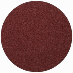 Merit Abrasives - 9" Diam, 36 Grit Aluminum Oxide Adhesive PSA Disc - Very Coarse, Black, Cloth Backing, Flexible - Industrial Tool & Supply