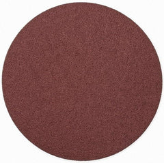 Merit Abrasives - 9" Diam, 40 Grit Aluminum Oxide Adhesive PSA Disc - Very Coarse, Black, Cloth Backing, Flexible - Industrial Tool & Supply