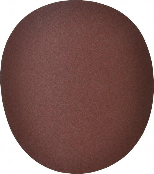 Merit Abrasives - 9" Diam, 80 Grit Aluminum Oxide Adhesive PSA Disc - Coarse Grade, Black, Cloth Backing, Flexible - Industrial Tool & Supply