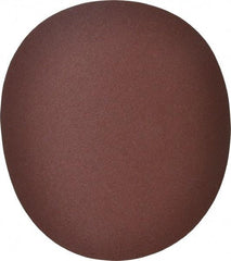 Merit Abrasives - 9" Diam, 80 Grit Aluminum Oxide Adhesive PSA Disc - Coarse Grade, Black, Cloth Backing, Flexible - Industrial Tool & Supply