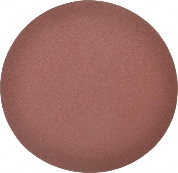 Merit Abrasives - 10" Diam, 60 Grit Aluminum Oxide Adhesive PSA Disc - Coarse Grade, Black, Cloth Backing, Flexible, Use with Stationary Disc Sanders - Industrial Tool & Supply