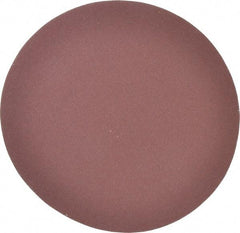 Merit Abrasives - 10" Diam, 100 Grit Aluminum Oxide Adhesive PSA Disc - Medium Grade, Black, Cloth Backing, Flexible, Use with Stationary Disc Sanders - Industrial Tool & Supply