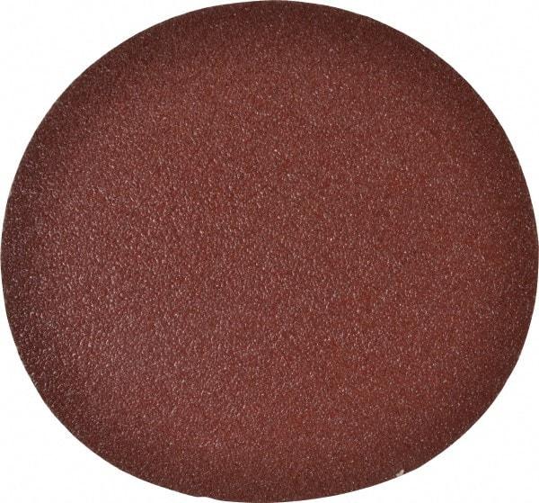 Merit Abrasives - 12" Diam, 24 Grit Aluminum Oxide Adhesive PSA Disc - Very Coarse, Black, Cloth Backing, Flexible - Industrial Tool & Supply