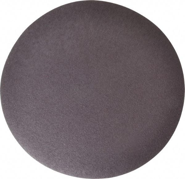 Merit Abrasives - 12" Diam, 40 Grit Aluminum Oxide Adhesive PSA Disc - Very Coarse, Black, Cloth Backing, Flexible - Industrial Tool & Supply