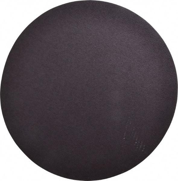 Merit Abrasives - 12" Diam, 60 Grit Aluminum Oxide Adhesive PSA Disc - Coarse Grade, Black, Cloth Backing, Flexible, Use with Stationary Disc Sanders - Industrial Tool & Supply