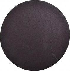 Merit Abrasives - 12" Diam, 60 Grit Aluminum Oxide Adhesive PSA Disc - Coarse Grade, Black, Cloth Backing, Flexible, Use with Stationary Disc Sanders - Industrial Tool & Supply