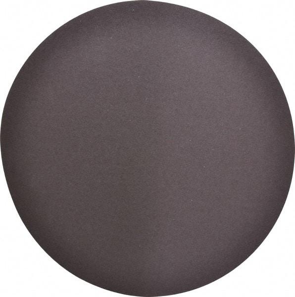 Merit Abrasives - 12" Diam, 80 Grit Aluminum Oxide Adhesive PSA Disc - Coarse Grade, Black, Cloth Backing, Flexible, Use with Stationary Disc Sanders - Industrial Tool & Supply