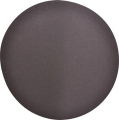 Merit Abrasives - 12" Diam, 80 Grit Aluminum Oxide Adhesive PSA Disc - Coarse Grade, Black, Cloth Backing, Flexible, Use with Stationary Disc Sanders - Industrial Tool & Supply