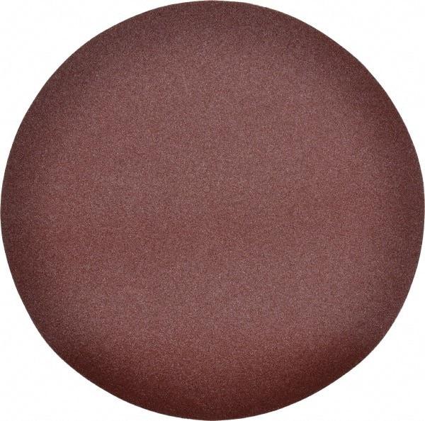 Merit Abrasives - 12" Diam, 180 Grit Aluminum Oxide Adhesive PSA Disc - Fine Grade, Black, Cloth Backing, Flexible, Use with Stationary Disc Sanders - Industrial Tool & Supply