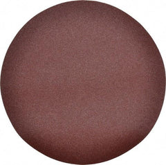 Merit Abrasives - 12" Diam, 180 Grit Aluminum Oxide Adhesive PSA Disc - Fine Grade, Black, Cloth Backing, Flexible, Use with Stationary Disc Sanders - Industrial Tool & Supply