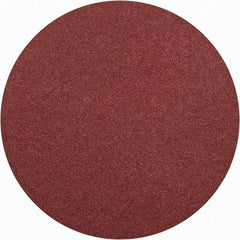 Merit Abrasives - 16" Diam, 40 Grit Aluminum Oxide Adhesive PSA Disc - Very Coarse, Black, Cloth Backing, Flexible - Industrial Tool & Supply