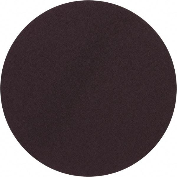 Merit Abrasives - 20" Diam, 36 Grit Aluminum Oxide Adhesive PSA Disc - Very Coarse, Black, Cloth Backing, Flexible - Industrial Tool & Supply