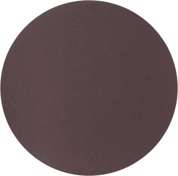 Merit Abrasives - 20" Diam, 80 Grit Aluminum Oxide Adhesive PSA Disc - Coarse Grade, Black, Cloth Backing, Flexible, Use with Stationary Disc Sanders - Industrial Tool & Supply