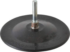 Merit Abrasives - 4" Diam Adhesive/PSA Disc Backing Pad - 1/4" Shank Diam, 6,000 RPM - Industrial Tool & Supply